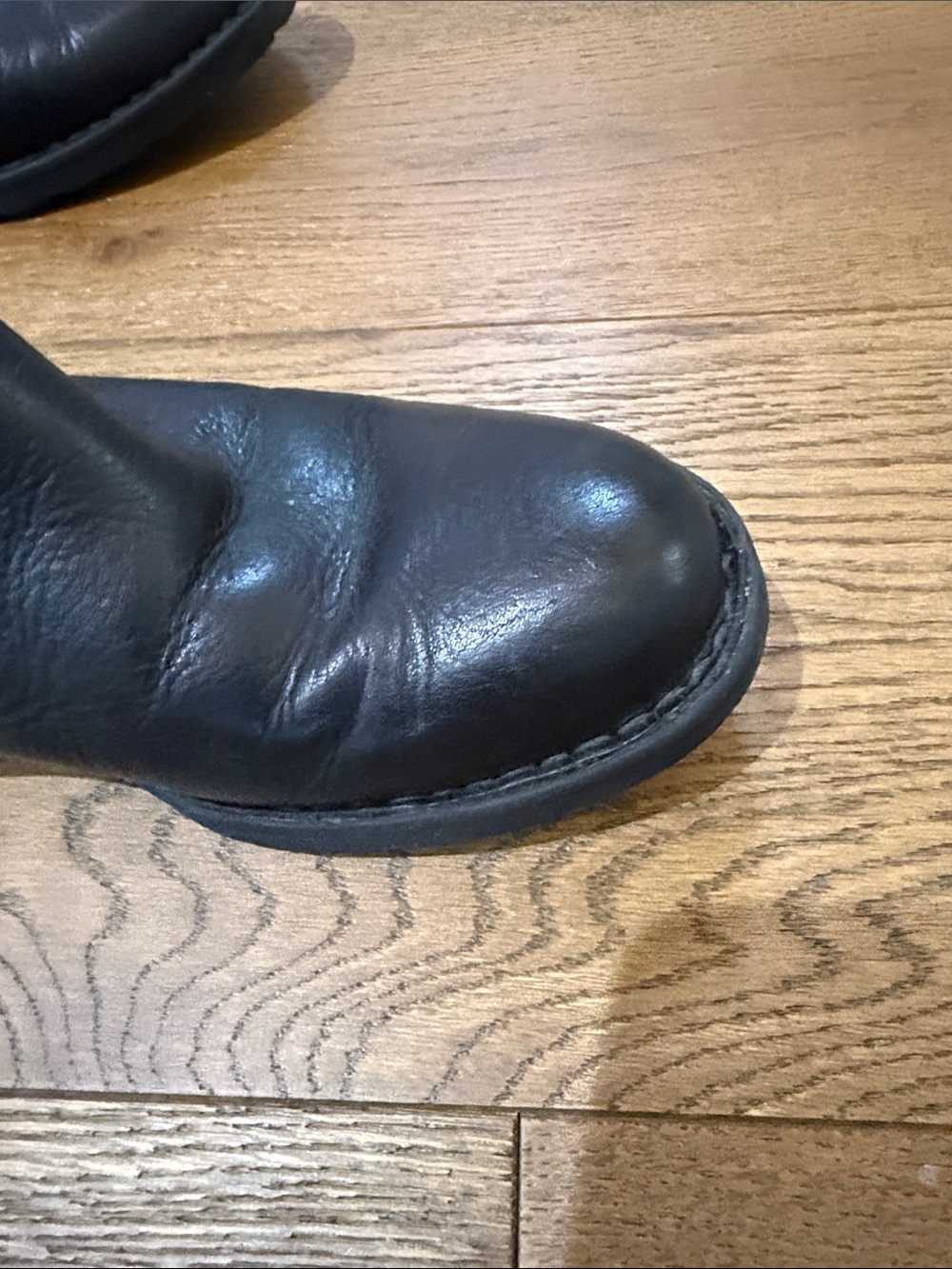 Born Black Leather Harness Moto Boots - Picture 13 of 16